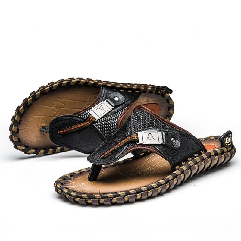 Stilvolle Herren-Zehensandalen