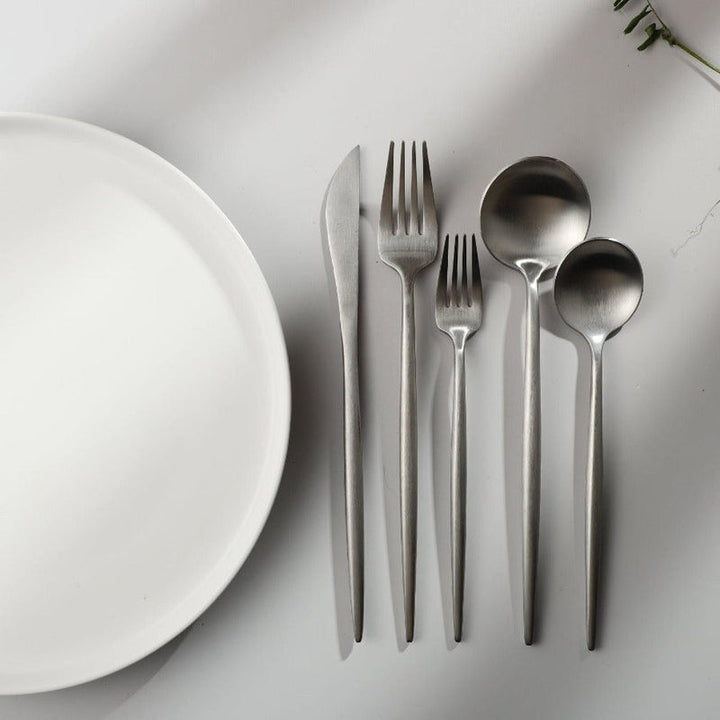 Luxus-Besteckset aus Edelstahl – Design in Gold | 24 Teile / 48 Teile