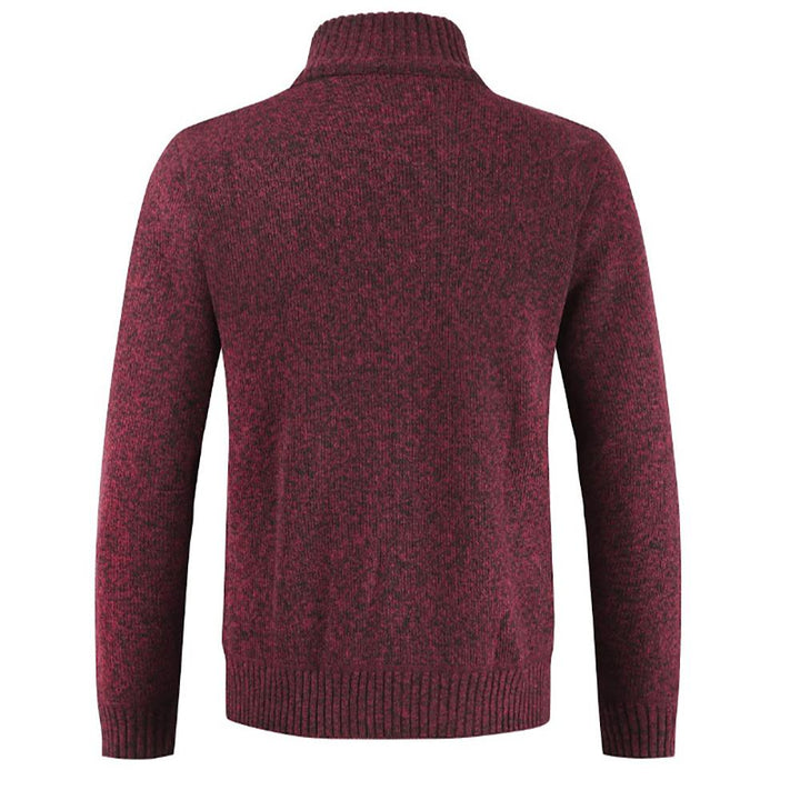 Gefütterte Strickjacke mit Reissverschluss für Herren - Victor