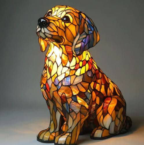 Nachtlicht im Haustier-Design | Warmes Licht | USB-Betrieb mit Schalter | GlowPaws