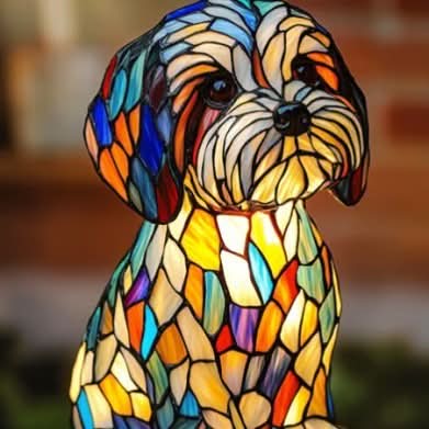 Nachtlicht im Haustier-Design | Warmes Licht | USB-Betrieb mit Schalter | GlowPaws