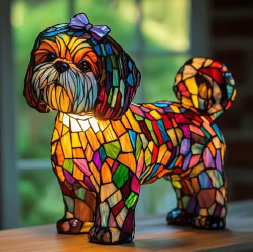 Nachtlicht im Haustier-Design | Warmes Licht | USB-Betrieb mit Schalter | GlowPaws