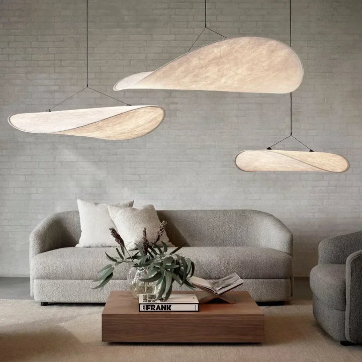 Lunara-Lampe in Chip-Form für kunstvolle Ambientebeleuchtung