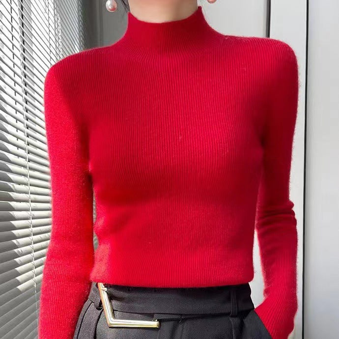 Strickpullover für Damen mit Stehkragen - Sophie
