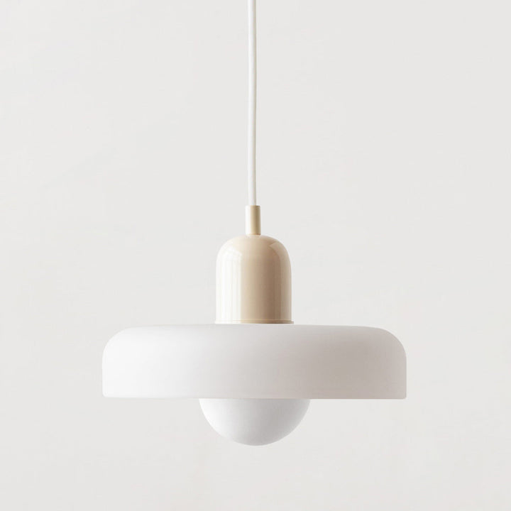 Farbenfrohe Pendelleuchte im Bauhausstil - StiloGlas