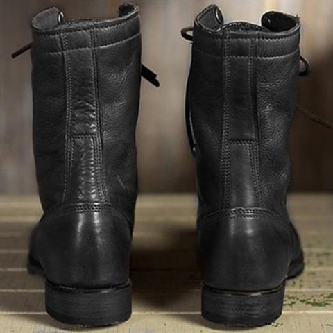 Damen-Schnürstiefel mit stützender Sohle