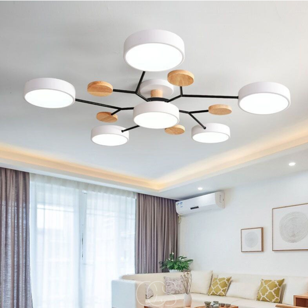 LED-Deckenlampe Metall Macaron