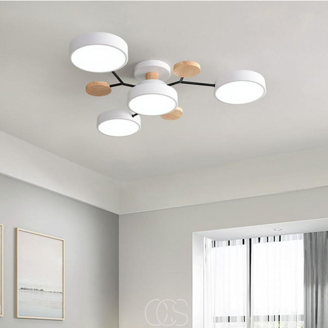 LED-Deckenlampe Metall Macaron