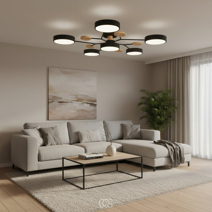 LED-Deckenlampe Metall Macaron
