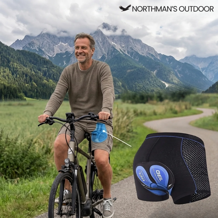 Gepolsterte Fahrradunterwäsche – 5D-Gelpolster – Unisex