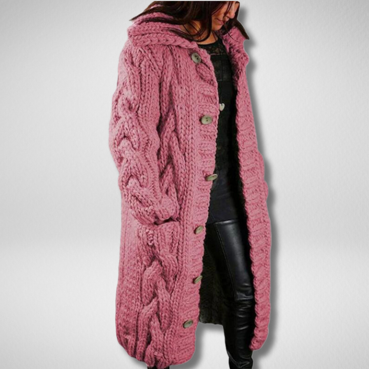 Bequemer dicker Strickcardigan - Emma