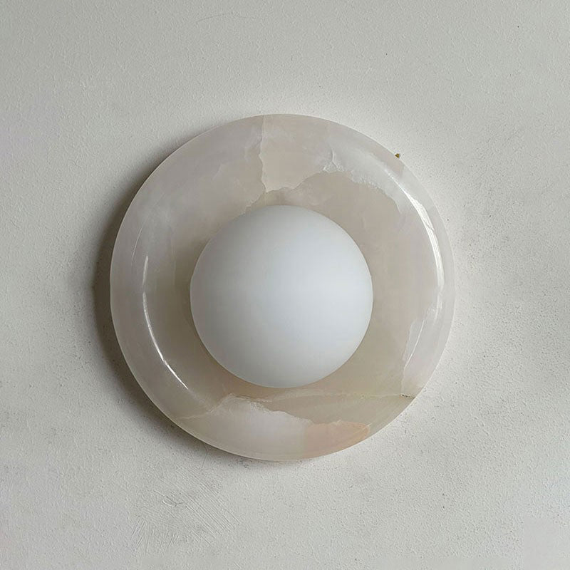 Wandleuchte für Innenräume aus Marmor Hako