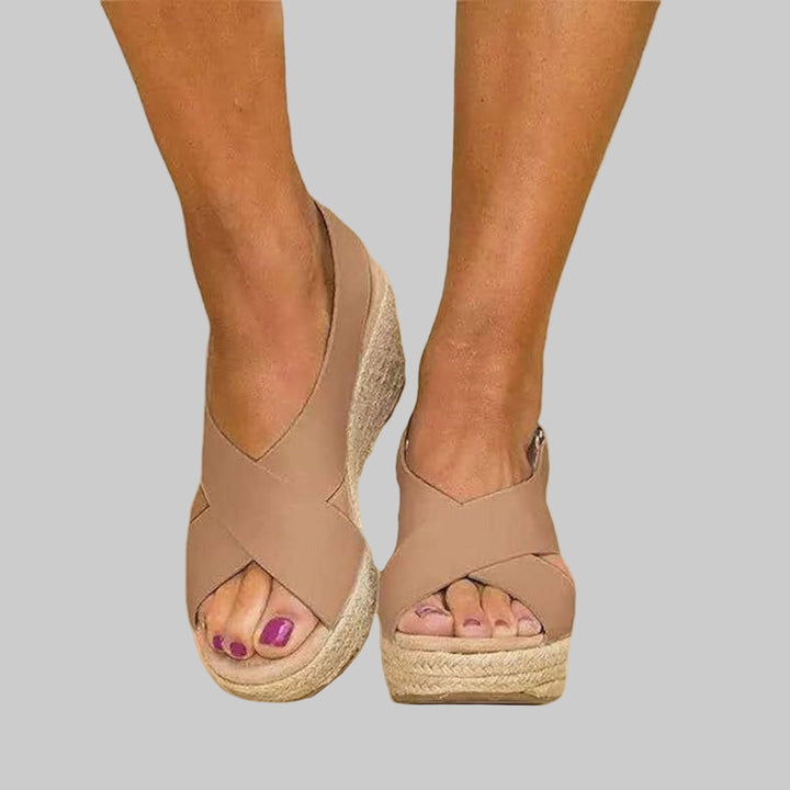 Espadrilles mit Keilabsatz für Damen
