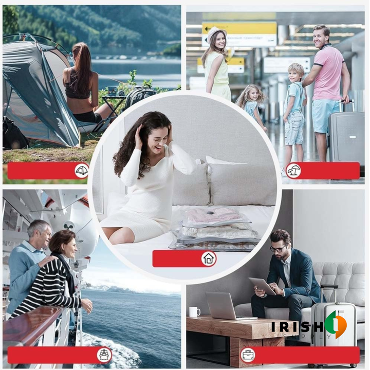 Elektrische Reise-Vakuumpumpe und Kompressionsbeutel-Set