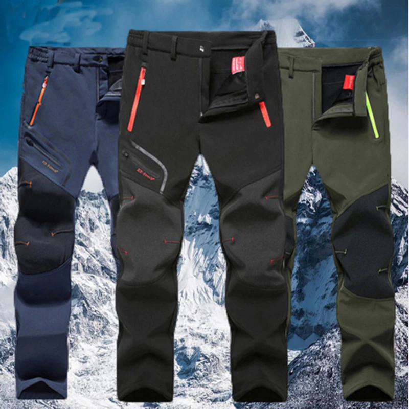 Gefütterte wasserdichte Winterhose für Herren