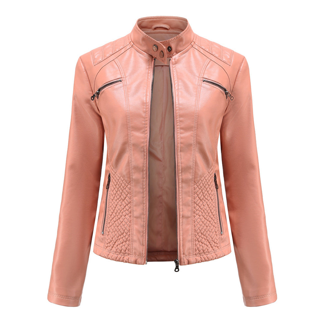 Robuste Lederjacke für Damen – Nova