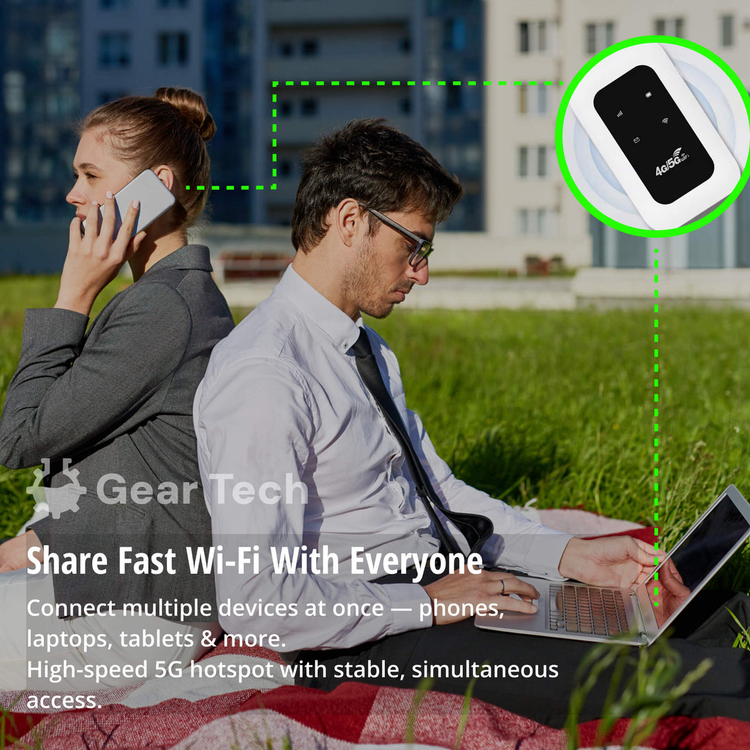 RoamWave 5G Tragbarer WLAN-Hotspot für Reisen oder den Heimgebrauch