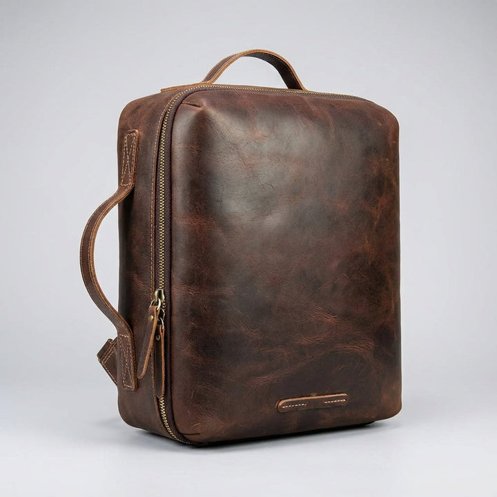 Premium Crazy-Horse-Leder-Rucksack - Lockfield