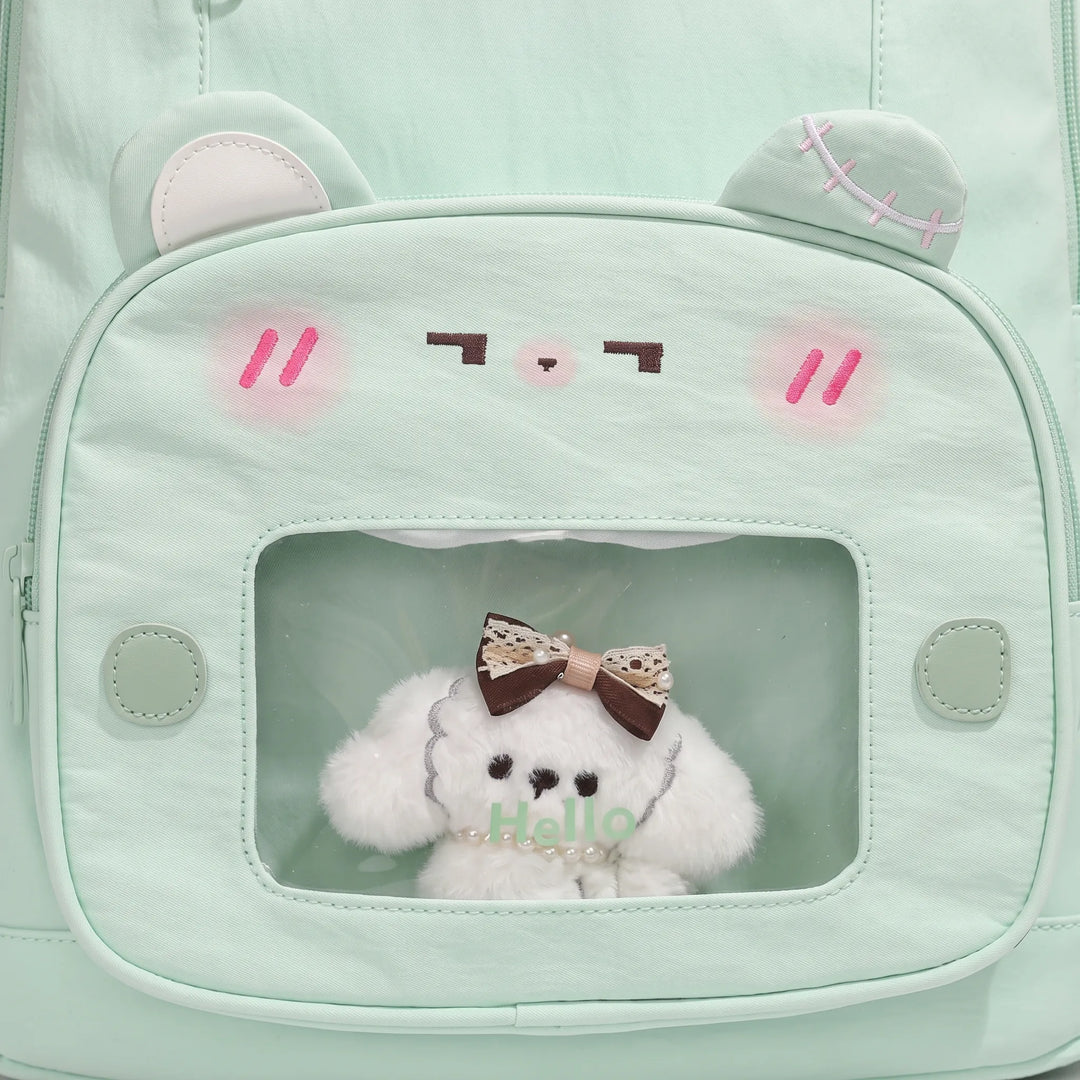 Preppy-Style-Tagesrucksack - VisiTote