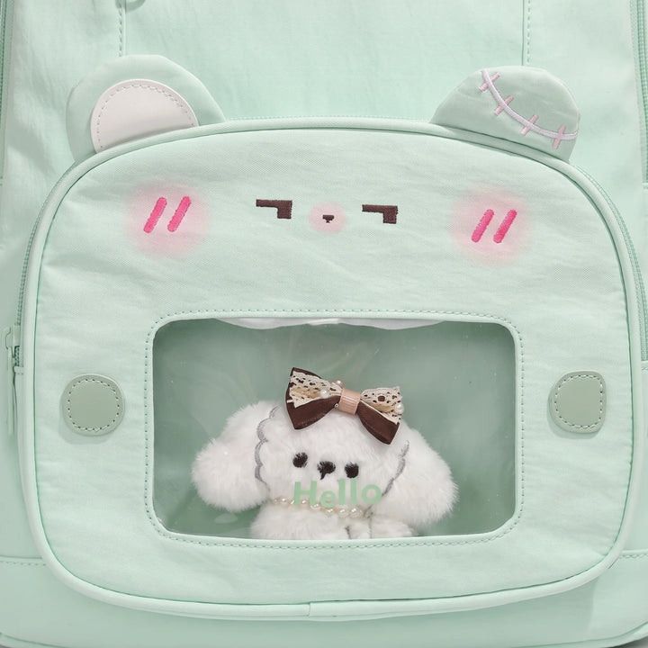 Preppy-Style-Tagesrucksack - VisiTote