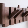 Piano Massivholz-Garderobe | Elegante Wandhaken