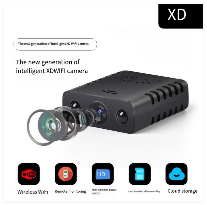 Ultra-kompakte Full-HD-Minikamera - Nachtsicht & Bewegungserkennung