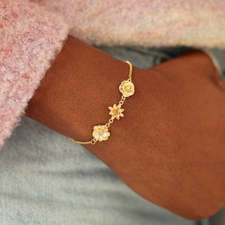 Geburtsblumen-Armband - Eine Blume pro Kind