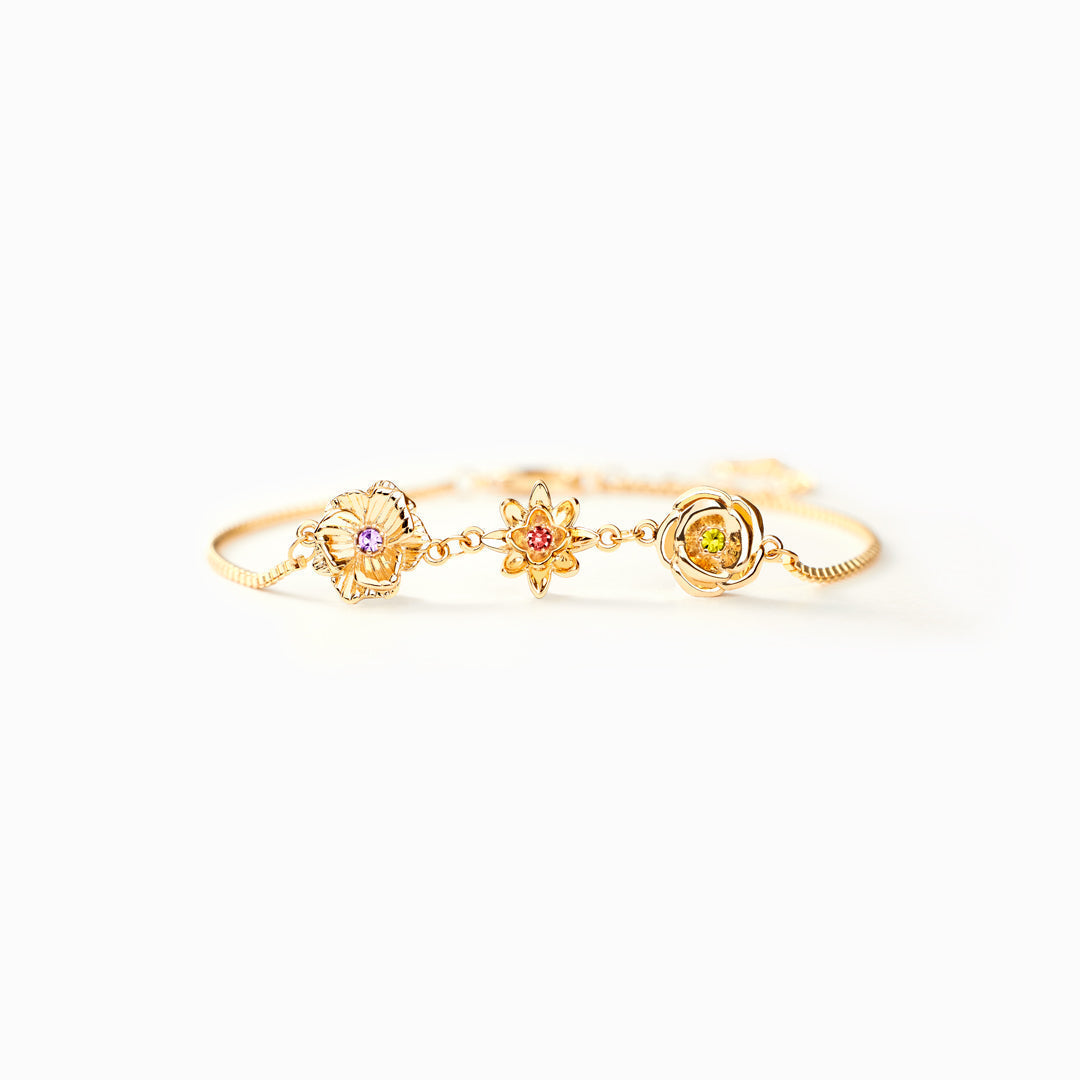 Geburtsblumen-Armband - Eine Blume pro Kind
