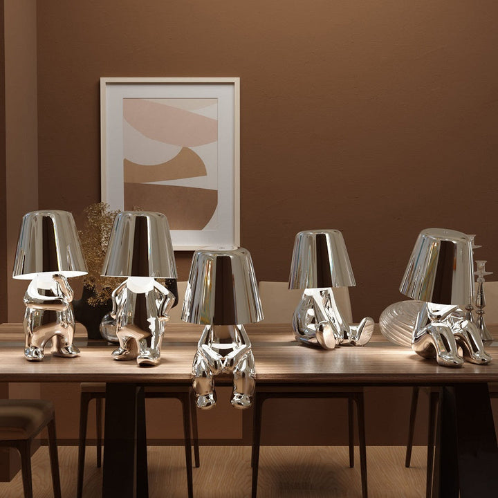 Verspielte dimmbare Tischlampe - LumoPals