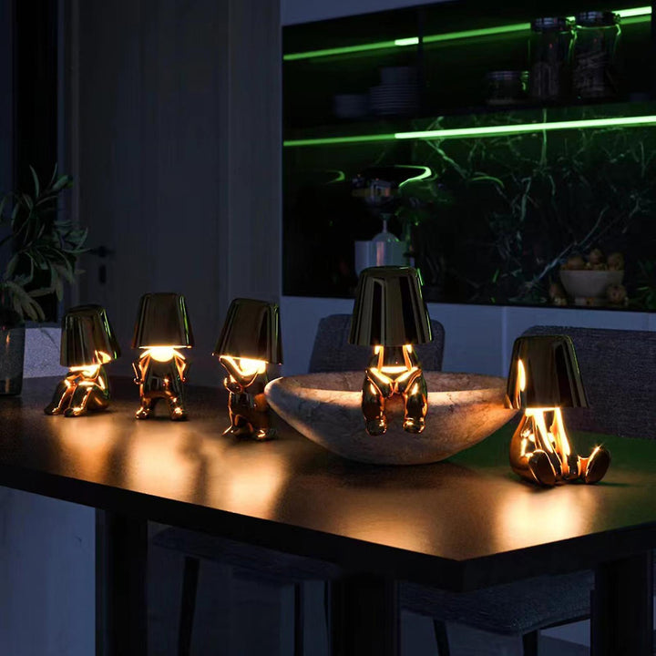 Verspielte dimmbare Tischlampe - LumoPals