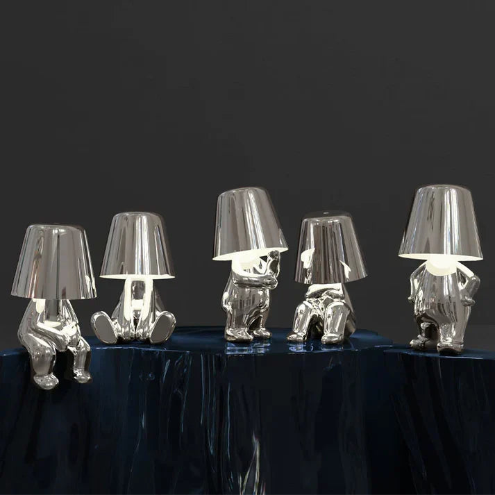 Verspielte dimmbare Tischlampe - LumoPals