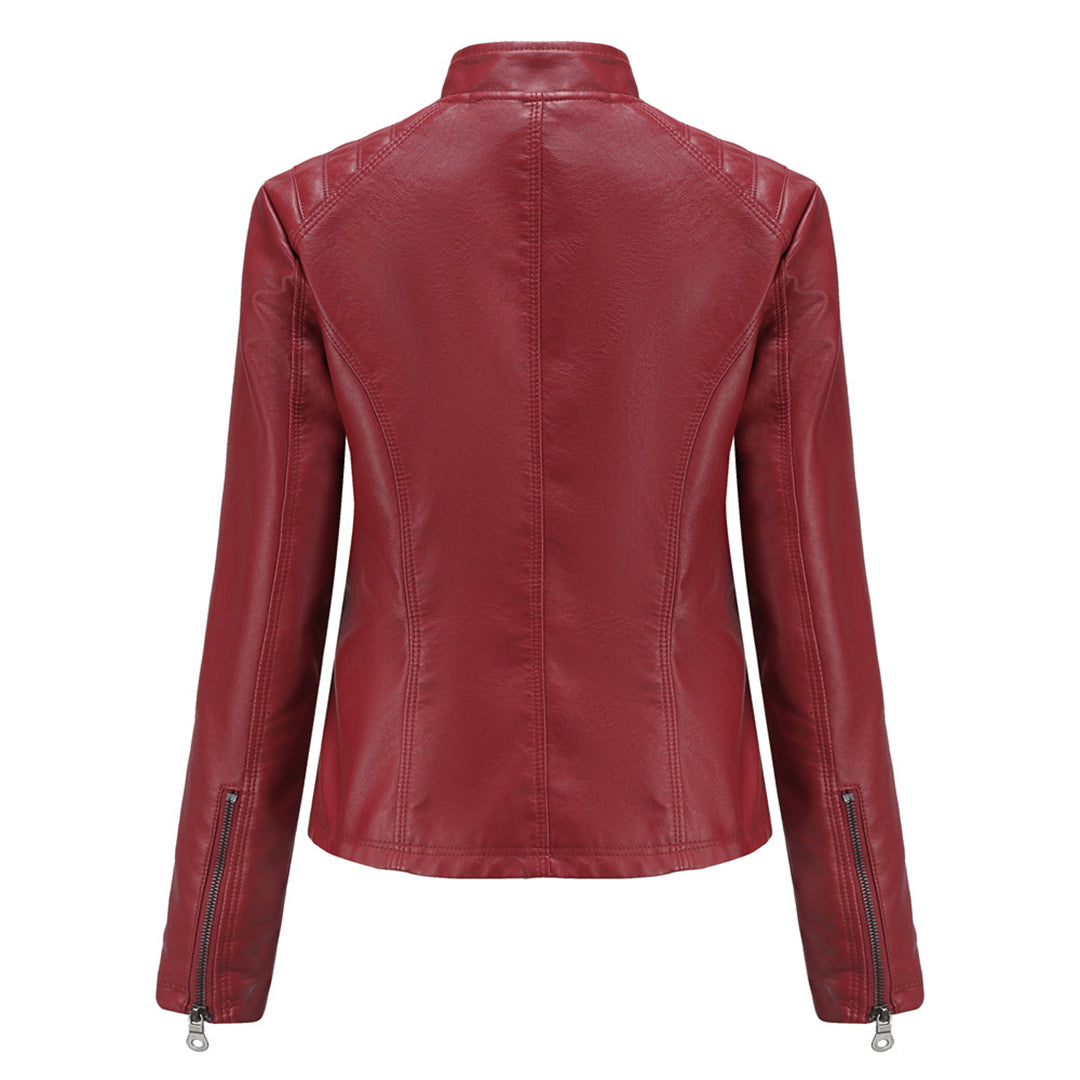 Robuste Lederjacke für Damen – Nova