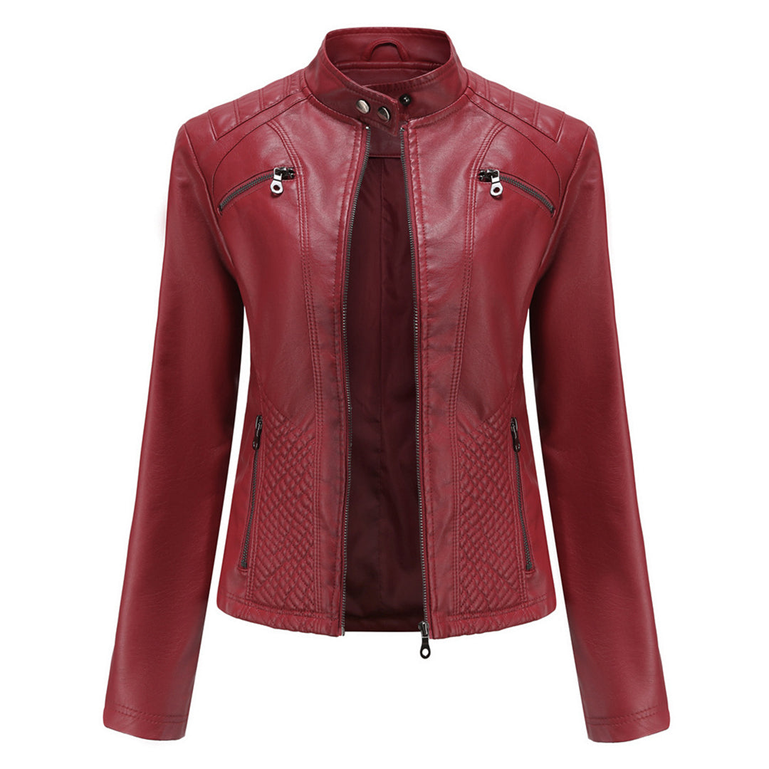 Robuste Lederjacke für Damen – Nova