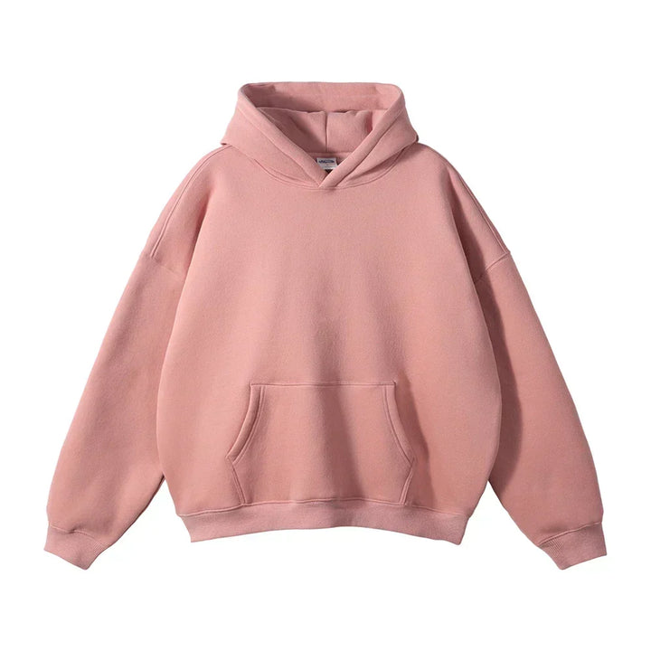Entspannter Herren-Pullover-Hoodie mit Kängurutasche