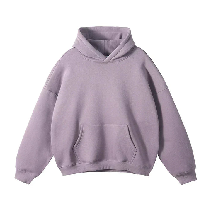 Entspannter Herren-Pullover-Hoodie mit Kängurutasche