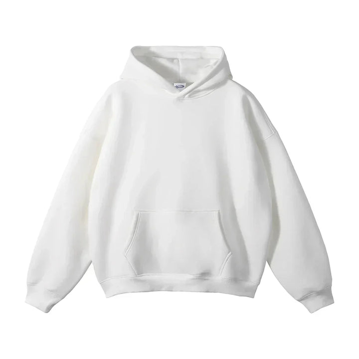 Entspannter Herren-Pullover-Hoodie mit Kängurutasche
