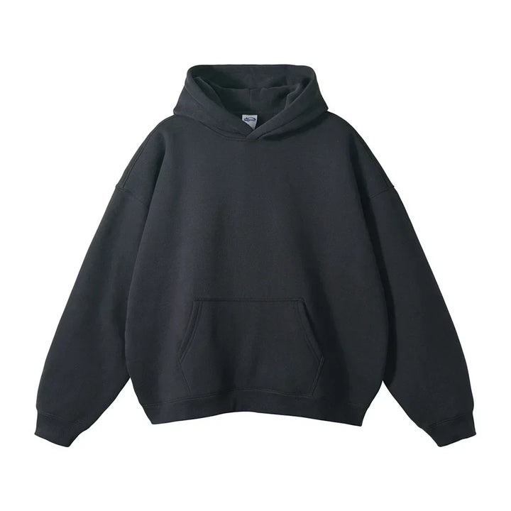 Entspannter Herren-Pullover-Hoodie mit Kängurutasche