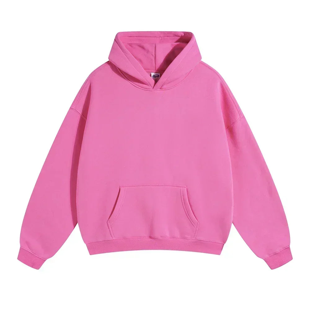 Entspannter Herren-Pullover-Hoodie mit Kängurutasche