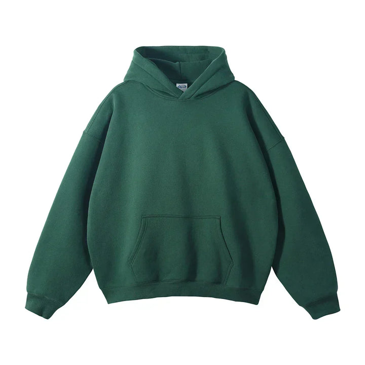 Entspannter Herren-Pullover-Hoodie mit Kängurutasche