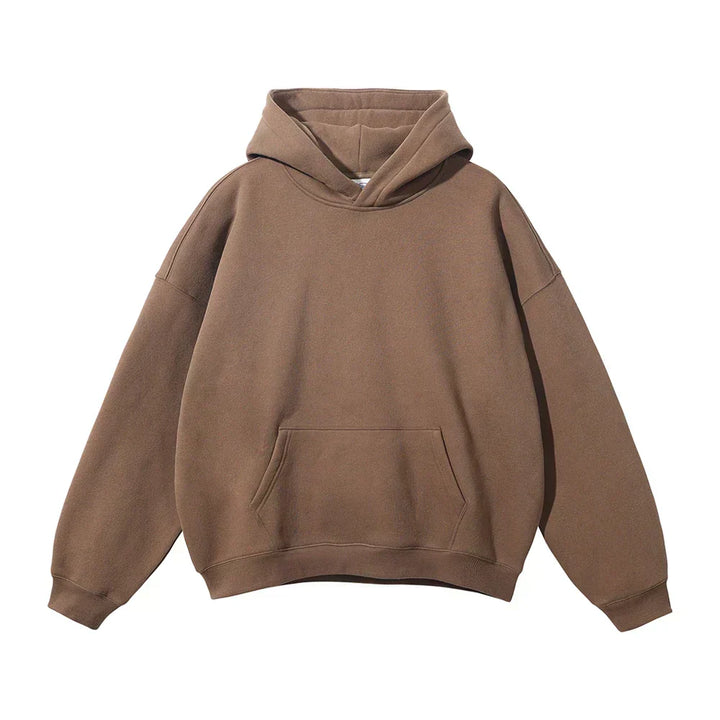 Entspannter Herren-Pullover-Hoodie mit Kängurutasche