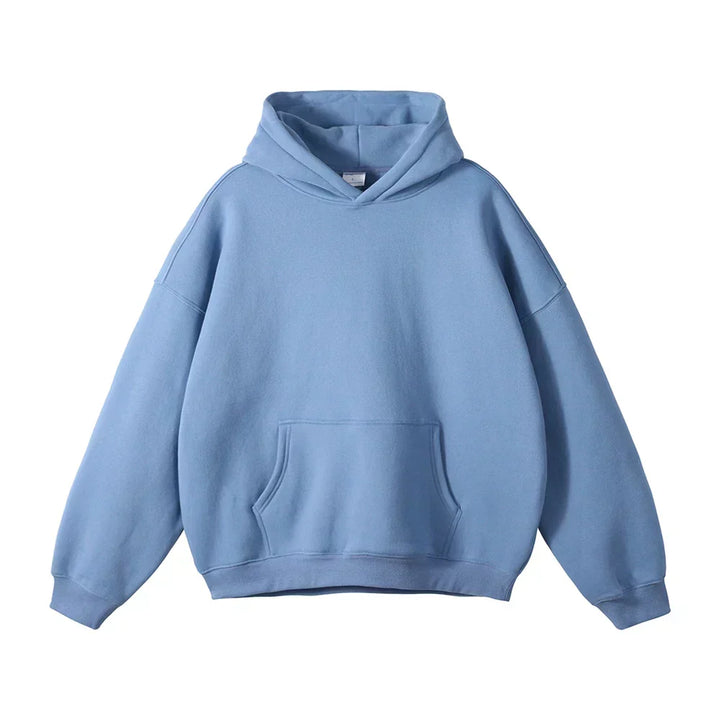 Entspannter Herren-Pullover-Hoodie mit Kängurutasche