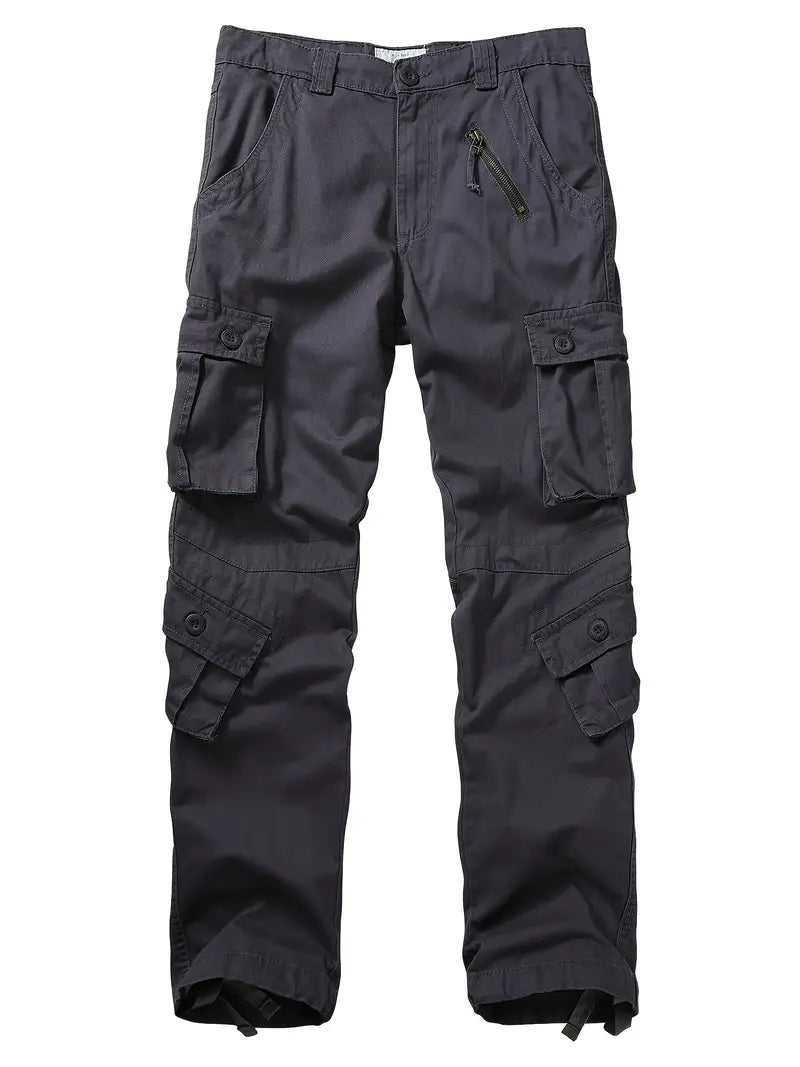 Cargohose mit lockerer Passform und mehreren Taschen - Shane