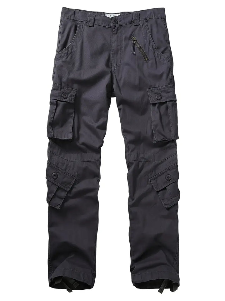 Cargohose mit lockerer Passform und mehreren Taschen - Shane