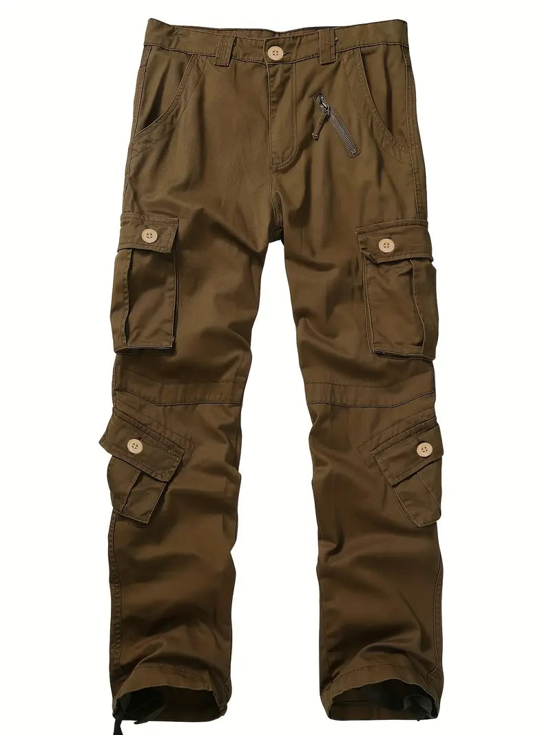 Cargohose mit lockerer Passform und mehreren Taschen - Shane