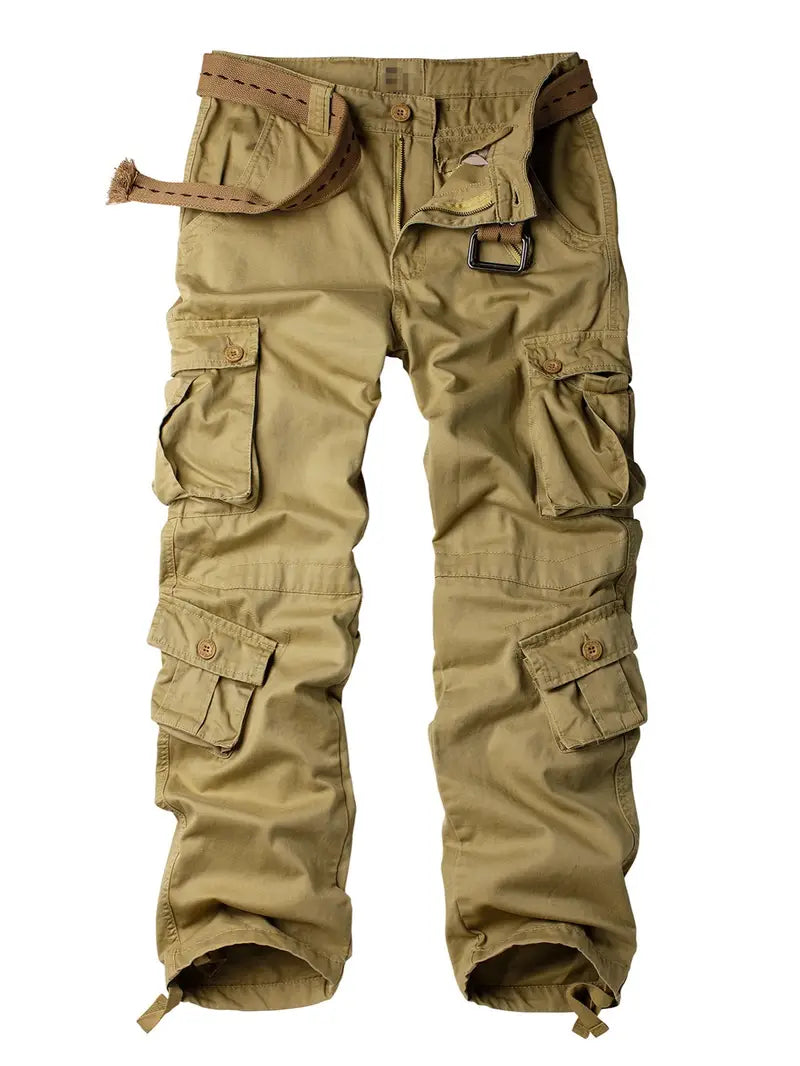 Cargohose mit lockerer Passform und mehreren Taschen - Shane