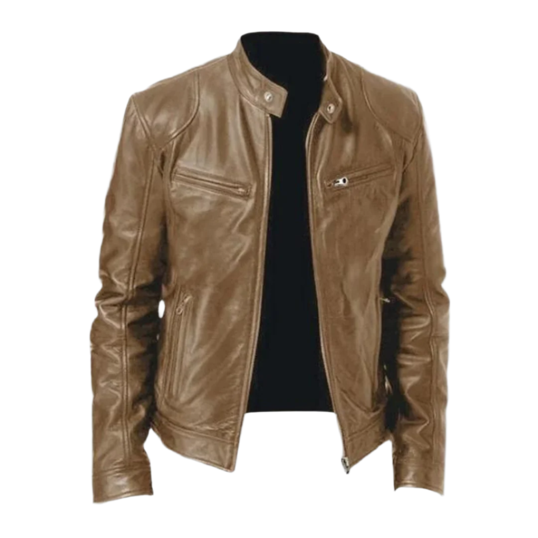 Herren-Lederjacke – elegante, langlebige Jacke im modernen Stil