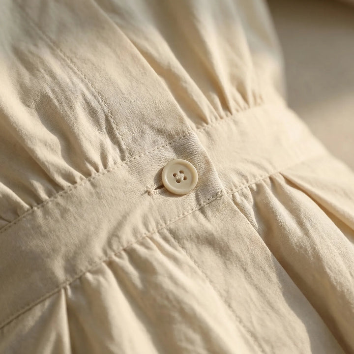 A-Linien-Kleid mit Retro-Kragen und Gürtel - Kendra