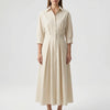 A-Linien-Kleid mit Retro-Kragen und Gürtel - Kendra