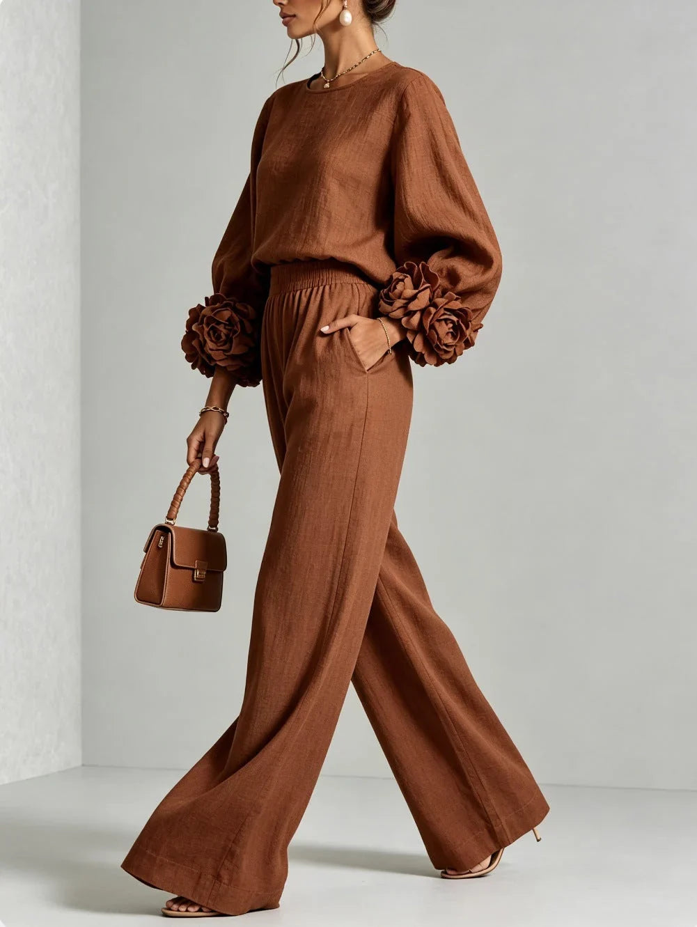 Rosalie Damen-Zweiteiler mit weiter Hose