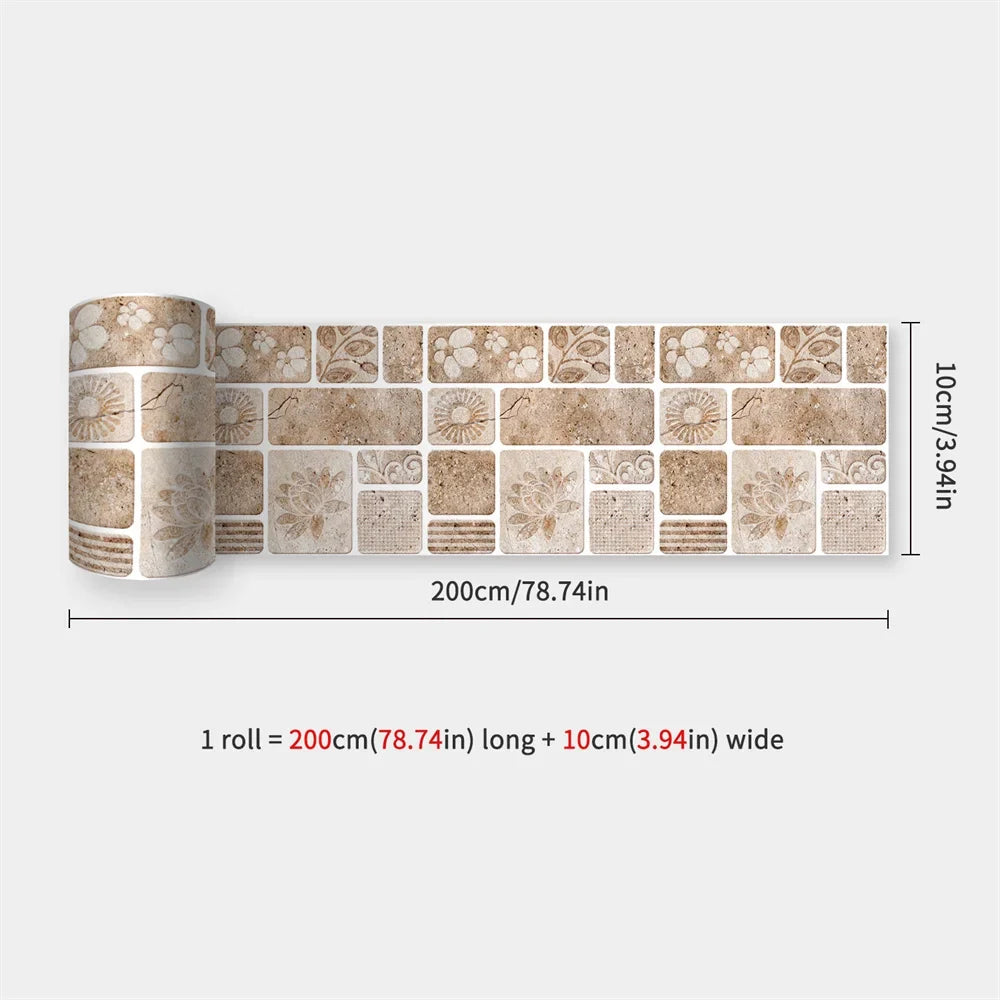 DecoMosaic Wasserdichte Mosaik Wandaufkleber